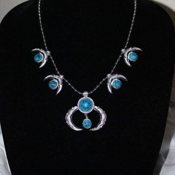 G Herman's HMS  Turquoise Style Necklace - Picture 3 of 7